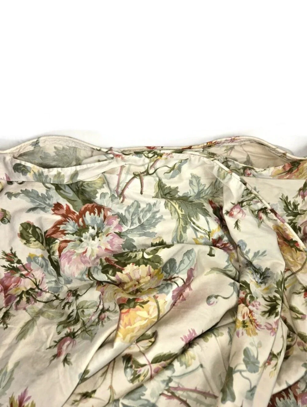 Vintage Lauren Ralph Lauren Wentworth Floral Queen Duvet Bed Skirt Pillowcase
